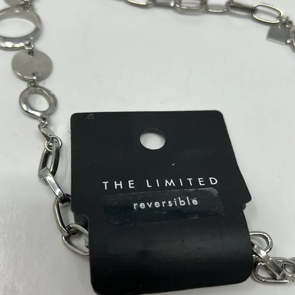 The Limited Women's NWT Reversible SilverTone Necklace 18 inches
